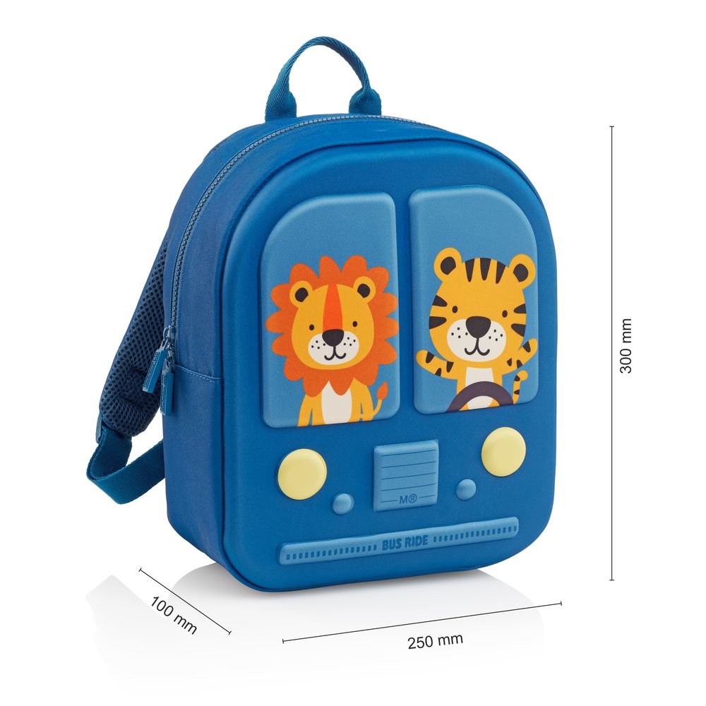 Mochila Guardería 30x25 Bus Stop Marino Miquelrius