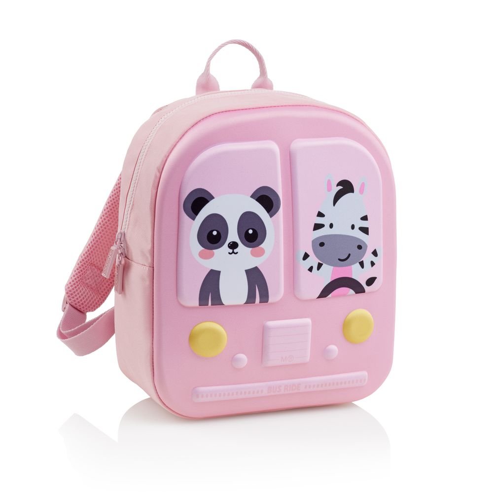 Mochila Guarderia 30x25 Bus Stop Rosa Miquelrius Diseño