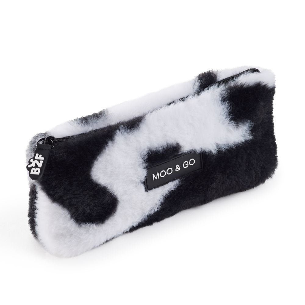 PORTATODO PELUCHE MOO&GO NEGRO B2F | MIQUELRIUS GIFT