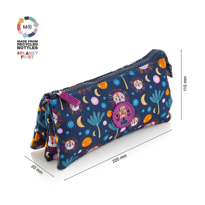 PORTATODO TRIPLE RECICLADO KING OF THE JUNGLE | MIQUELRIUS DISEÑO