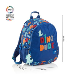 MOCHILA DOBLE RECICLADA FUN DINO | MIQUELRIUS DISEÑO