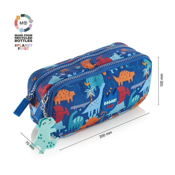 PORTATODO DOBLE RECICLADO FUN DINO | MIQUELRIUS DISEÑO