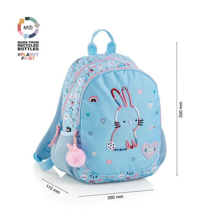 MOCHILA DOBLE RECICLADA BUNNY BLISS | MIQUELRIUS DISEÑO