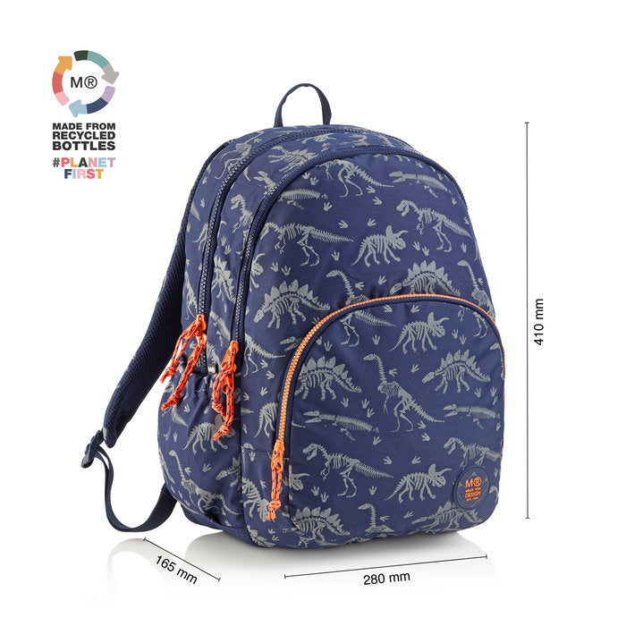 MOCHILA TRIPLE OSLO RECICLADA DINOWORLD | MIQUELRIUS DISEÑO Imagen principal del producto