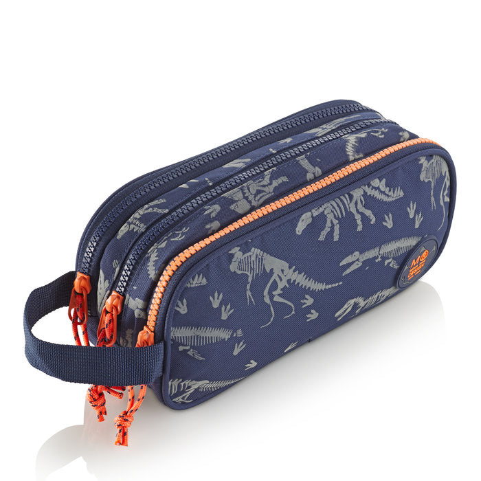 PORTATODO TRIPLE CON ASA RECICLADO DINOWORLD | MIQUELRIUS DISEÑO