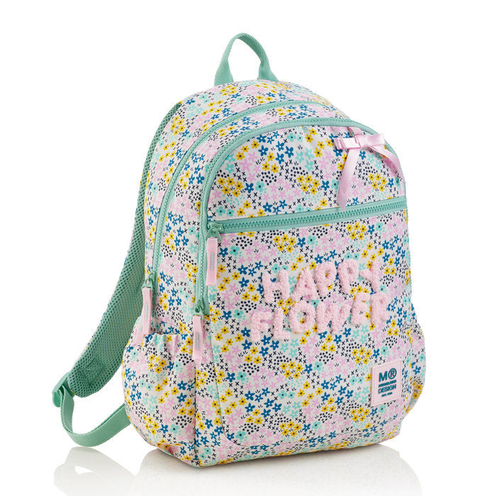 MOCHILA TRIPLE LISBOA RECICLADA HAPPY FLOWER | MIQUELRIUS DISEÑO