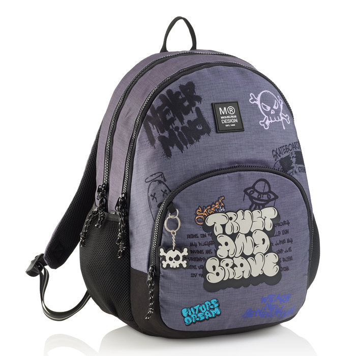 MOCHILA TRIPLE OSLO RECICLADA GRAFFITTI | MIQUELRIUS DISEÑO Imagen principal del producto