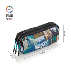 PORTATODO TRIPLE RECICLADO SURFIN | MIQUELRIUS DISEÑO