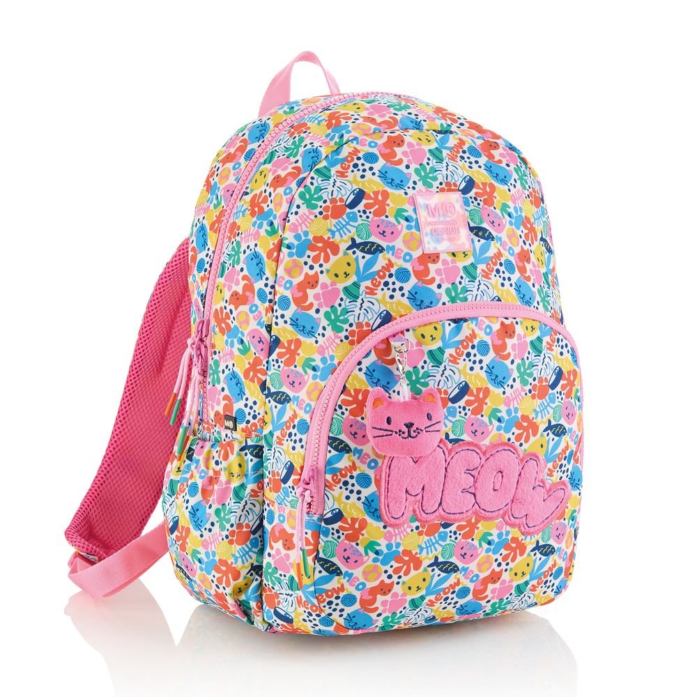 Mochila escolar doble Roma reciclada Matisse Cat MIQUELRIUS DISEÑO