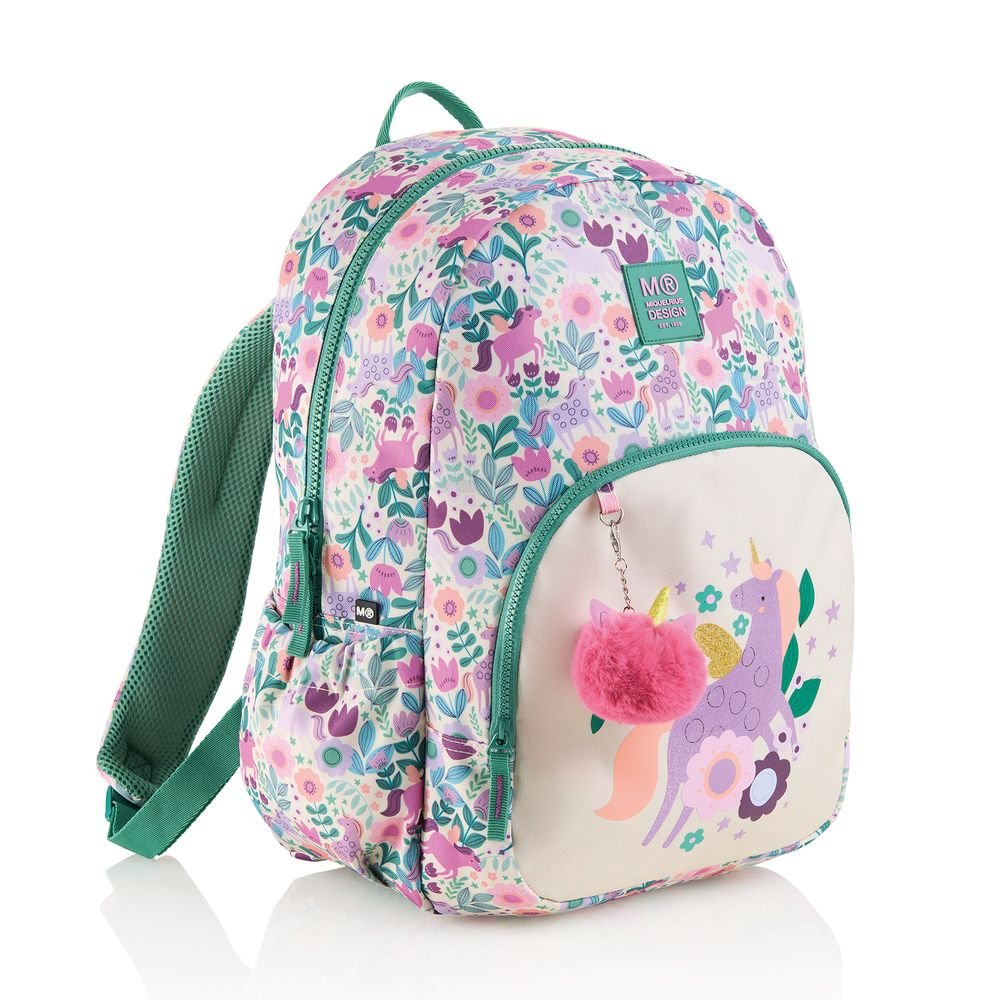 Mochila Escolar Doble 40x28 Roma Recicl Magic Unicorn Miquelrius Diseño