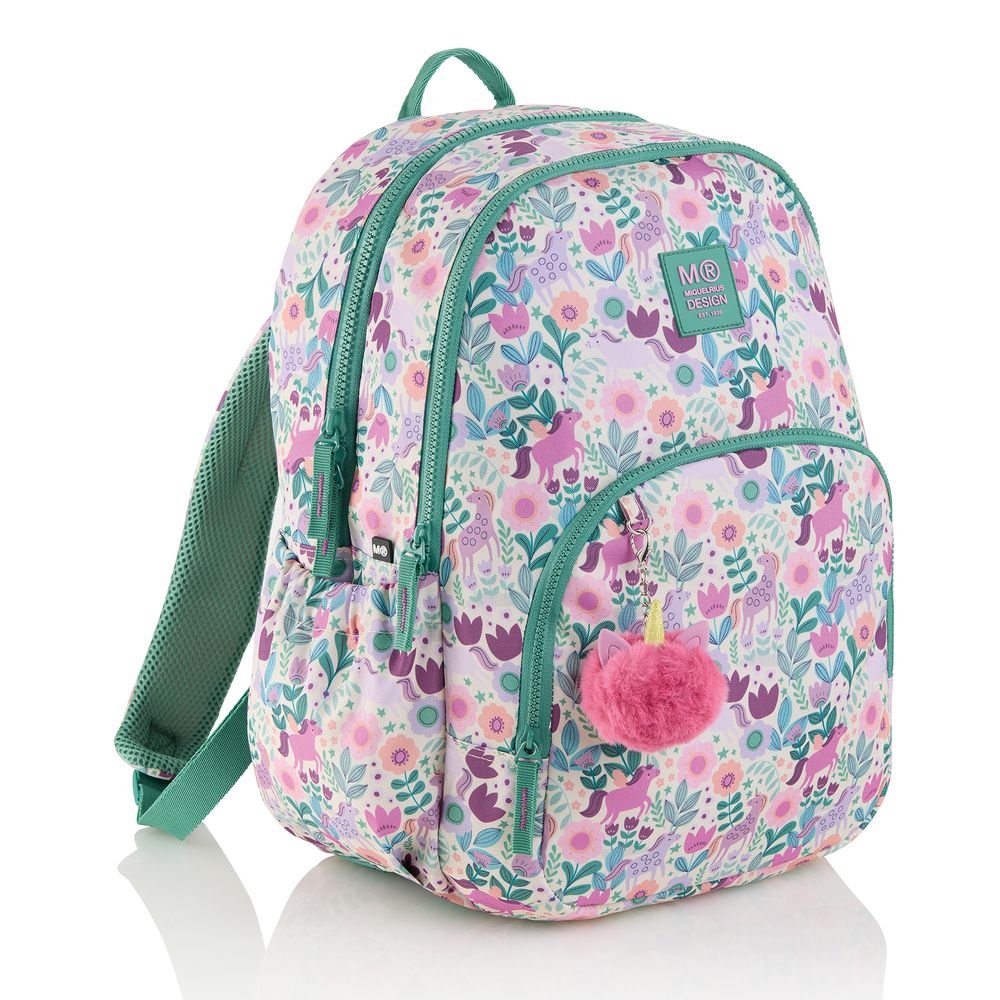 Mochila escolar triple Oslo Recicl Magic Unicorn Miquelrius Diseño