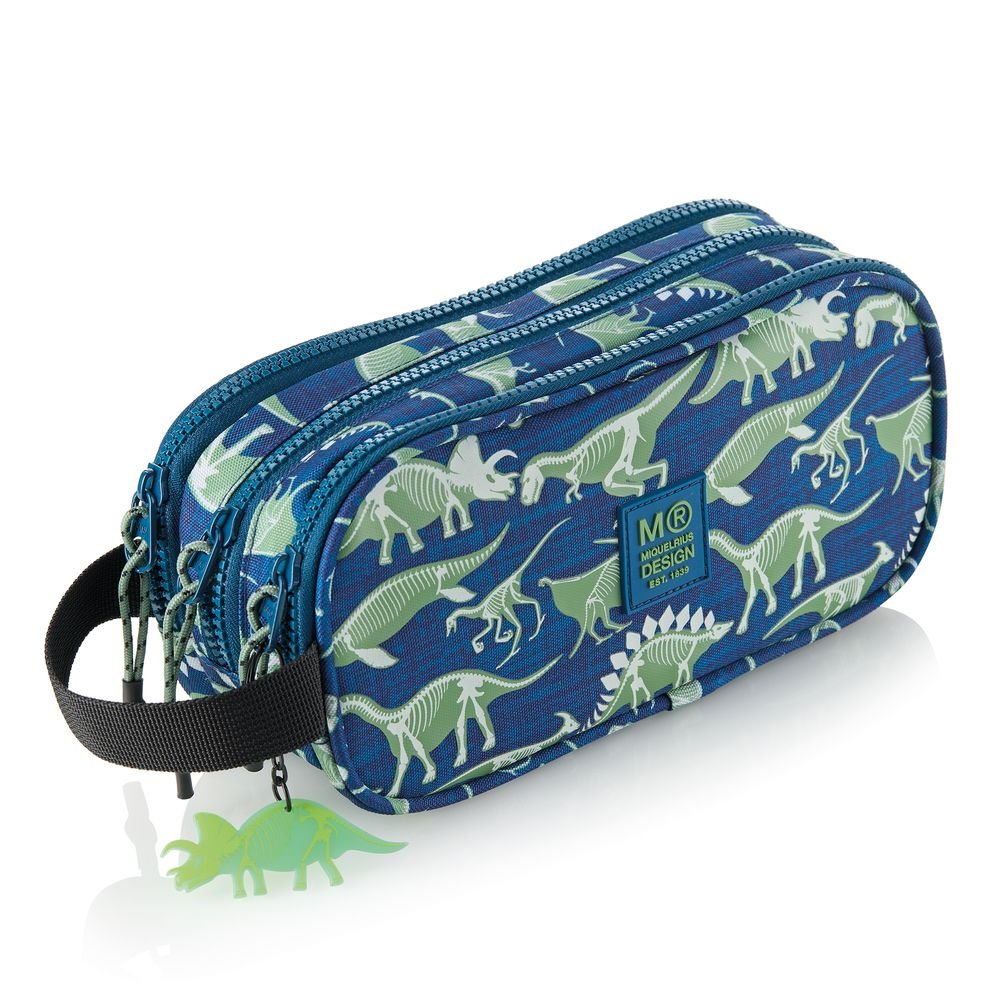 Portatodo triple con asa recicl Fossil Miquelrius Diseño