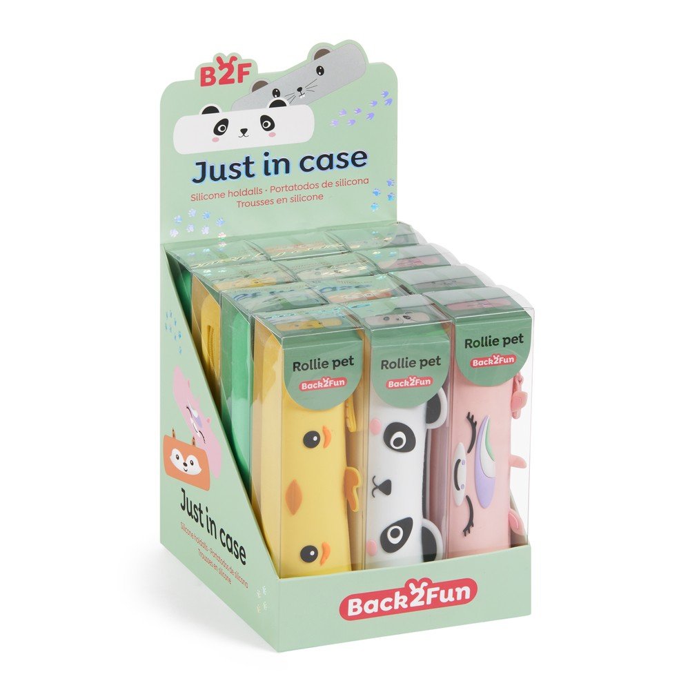 Expositor 12 Portatodos Rollie Back2fun Marca Back2fun Miquelrius Imagen principal del producto