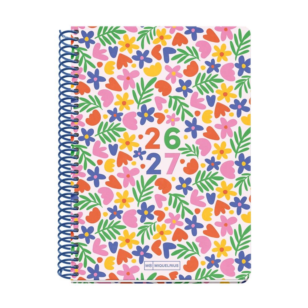 Agenda escolar Plus Flowery 2026-27 Miquelrius Agendas Imagen principal del producto