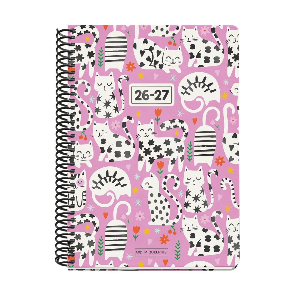 Agenda escolar Plus S/V Cats 2026-27 Marca Imagen principal del producto