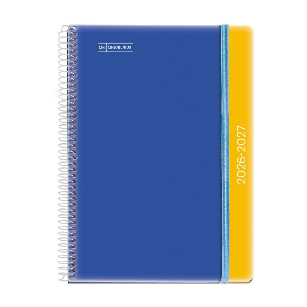 Agenda escolar Plus D/p Duo Blue-mustard 2026-27 Miquelrius Agendas Imagen principal del producto