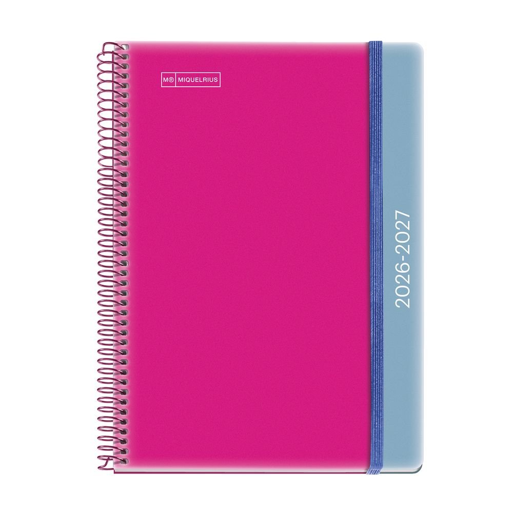 Agenda Escolar Plus D/p Duo Pink-blue 2026-27 MIQUELRIUS Agendas Imagen principal del producto