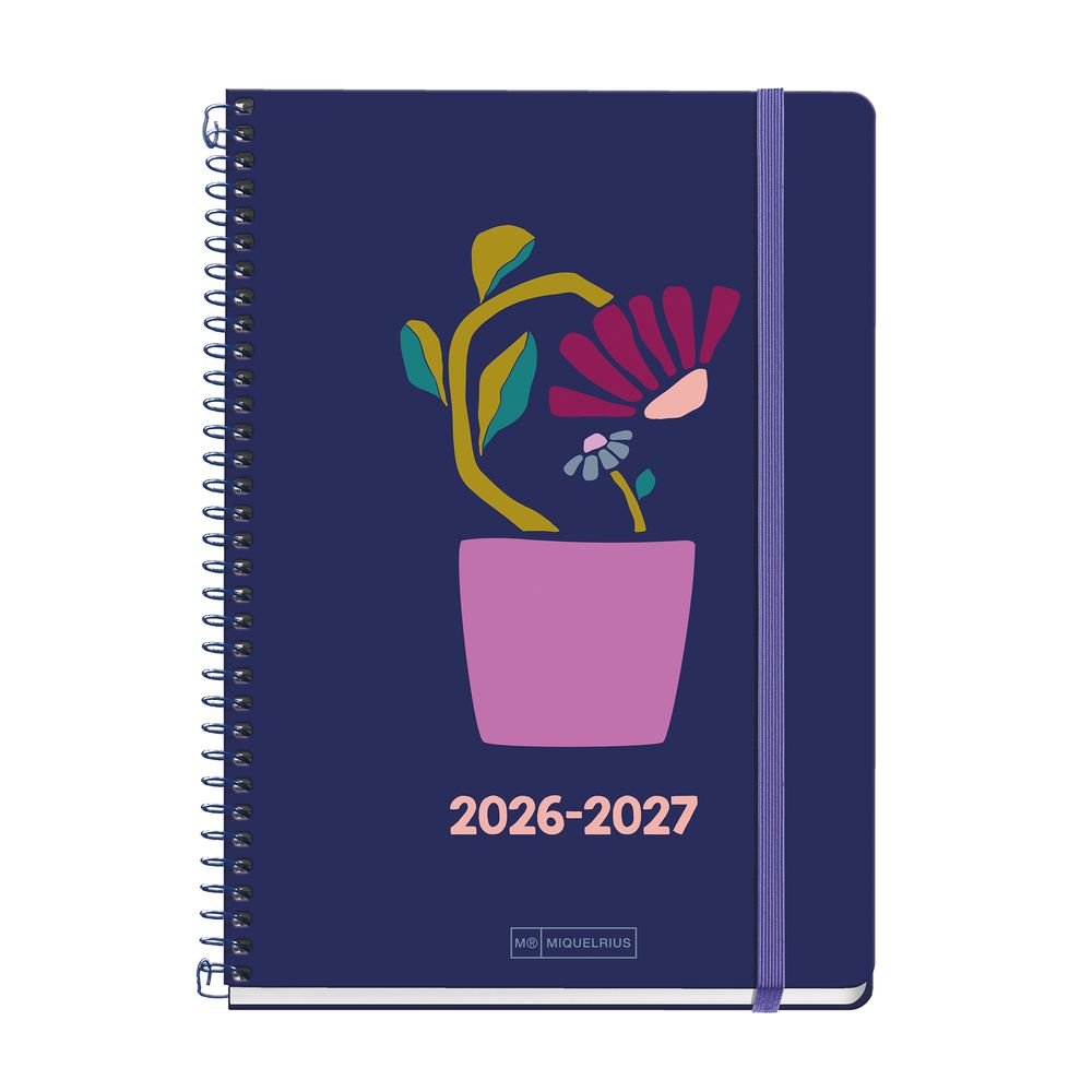 Agenda Escolar Plus S/v Flower Pot 2026-27 MIQUELRIUS Agendas Imagen principal del producto