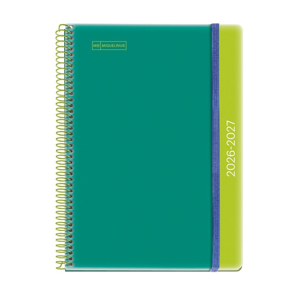 Agenda Escolar Plus S/v Duo Green-lime 2026-27 MIQUELRIUS AGENDAS Imagen principal del producto