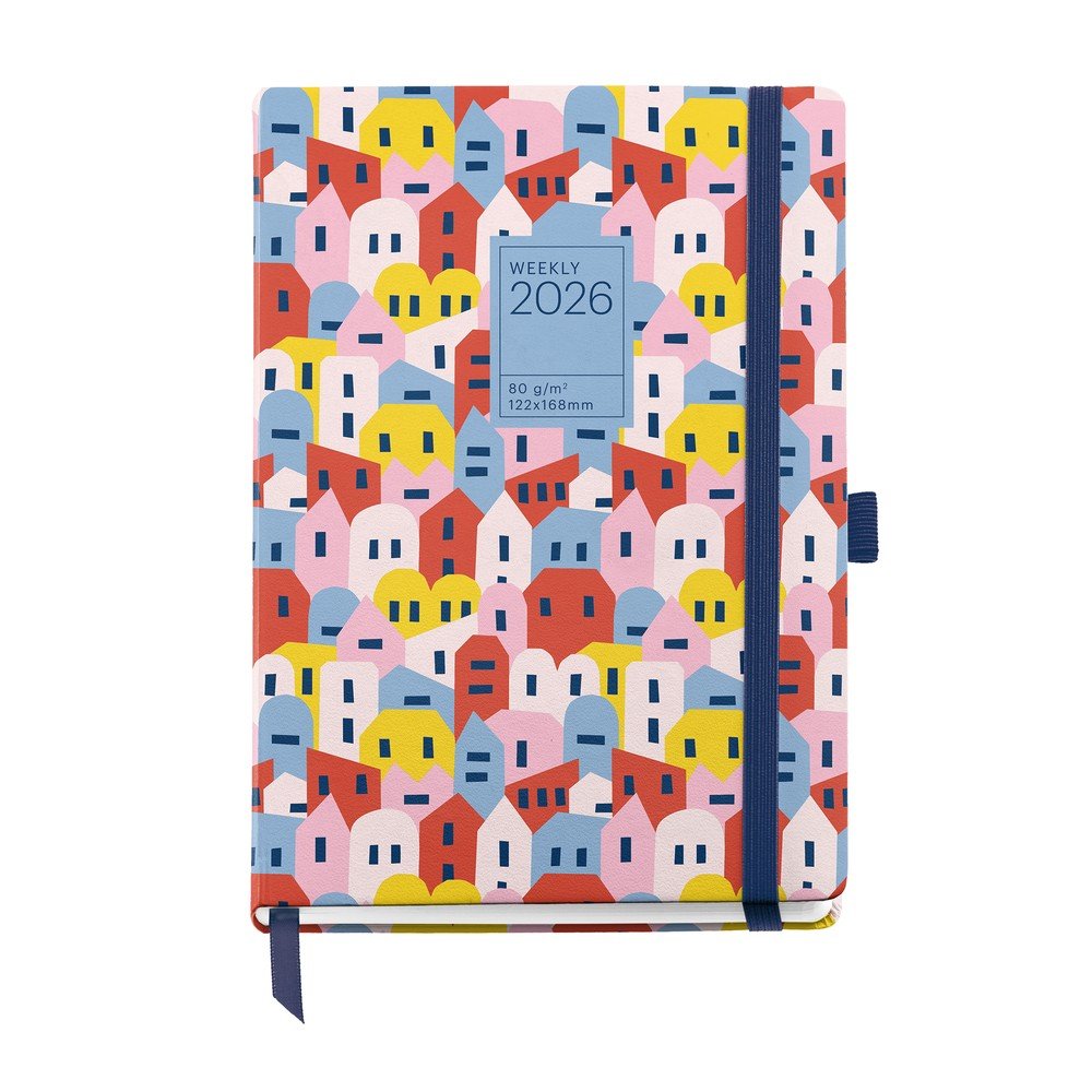 AGENDA ANUAL 2026 JOURNAL S/V HOUSES | MIQUELRIUS AGENDAS Imagen principal del producto