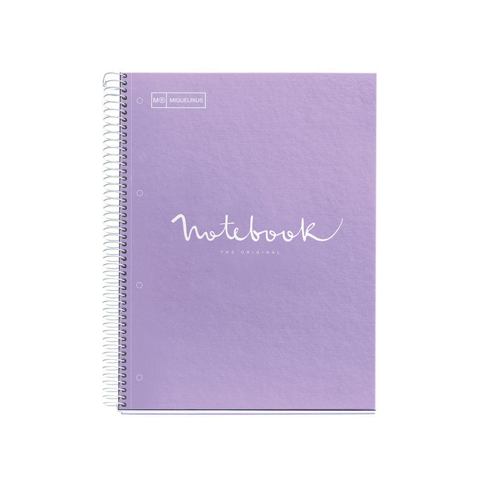 Cuaderno Tapa Dura A4 Puntos 80H Emotions Lavanda MIQUELRIUS Diseño Imagen principal del producto