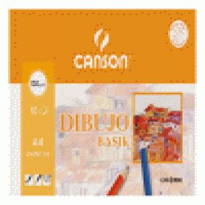 Minipack 10 laminas dibujo basik con recuadro a4+ 24x32cm 130g.