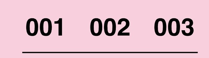 TALONARIO RIFA 1-1000 R-903 TRES NUMEROS POR TIRA | 20 UNIDADES | (LOAN INDUSTRIAS GRAFICAS)