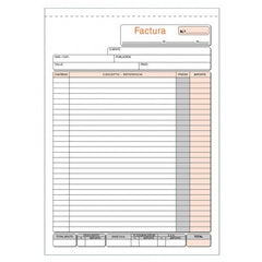 TALONARIO FACTURA FOLIO T-56 NATURAL DUPLICADO AUTOCOPIANTE | 10 UNIDADES | (LOAN INDUSTRIAS GRAFICAS)