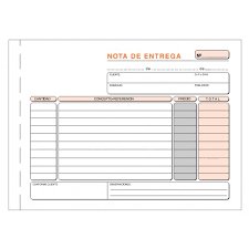 TALONARIO NOTA ENTREGA 4º T-47 APAISADO TRIPLICADO AUTOCOPI | 5 UNIDADES | (LOAN INDUSTRIAS GRAFICAS)