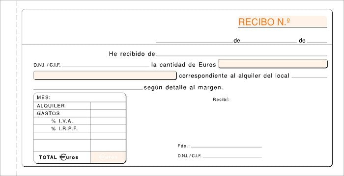 TALONARIO INQUILINATO 1/3 T-52 DUPLICADO AUTOCOPIANTE | 10 UNIDADES | (LOAN INDUSTRIAS GRAFICAS) Imagen principal del producto