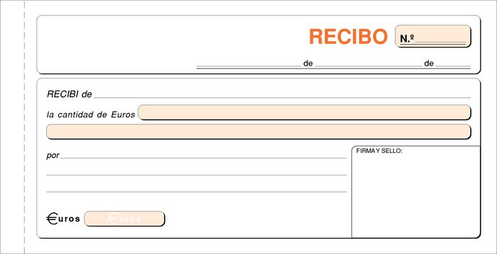 TALONARIO RECIBOS 1/3 FOLIO T-60 DUPLICADO AUTOCOPIANTE | 10 UNIDADES | (LOAN INDUSTRIAS GRAFICAS)