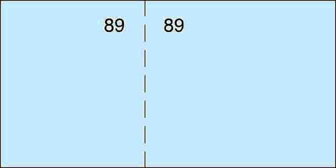 TALONARIO CAJA 1/3 DEL CUARTO T-59 NUMERADO AZUL | 20 UNIDADES | (LOAN INDUSTRIAS GRAFICAS)