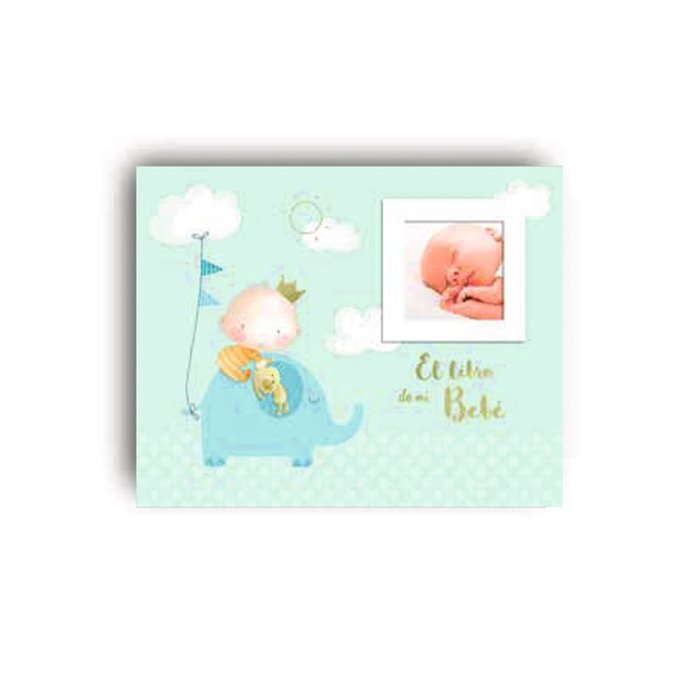 EL LIBRO DE MI BEBE BUSQUETS AZUL CON FOTO | 1 UNIDADES | (ARGUVAL, S,L)