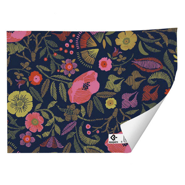 PAPEL REGALO 70X100CM FLORES BUSQUETS | ARGUVAL, S,L | ENVASE 25 UDS. UNIDAD | 8422829665123 Imagen principal del producto