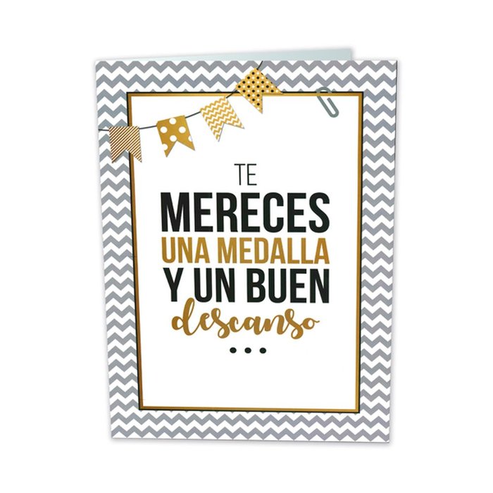 TARJETA GIGANTE JUBILACION CON TEXTO INTERIOR BUSQUETS 6U | ARGUVAL, S,L | 1 UNIDAD | 8422829710113