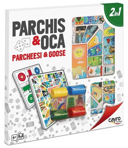 TABLERO PARCHIS OCA MADERA CON ACCESORIOS 40X40 | JUGUETES CAYRO S,L | 1 UNIDAD | 8422878100958 Imagen principal del producto