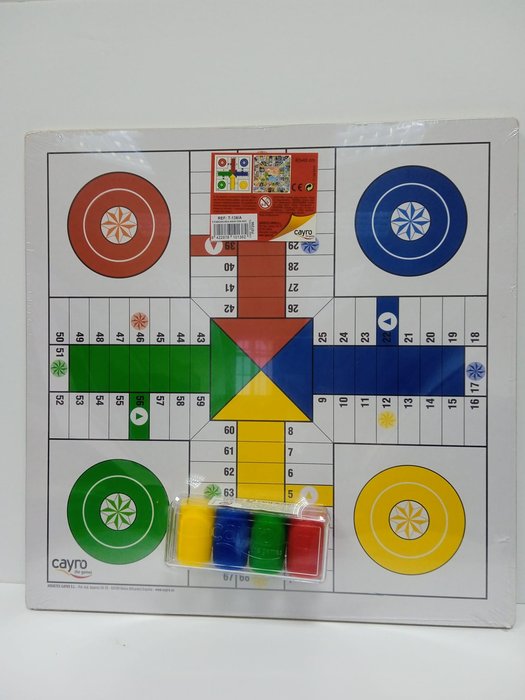 TABLERO PARCHIS OCA MADERA CON ACCESORIO 40 X 40 CM | JUGUETES CAYRO S,L | 1 UNIDAD | 8422878101382 Imagen principal del producto