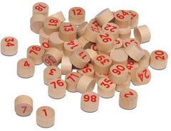 FICHAS DE LOTERIA MADERA XXL 90 UNIDADES | JUGUETES CAYRO S,L | 1 UNIDAD | 8422878201297