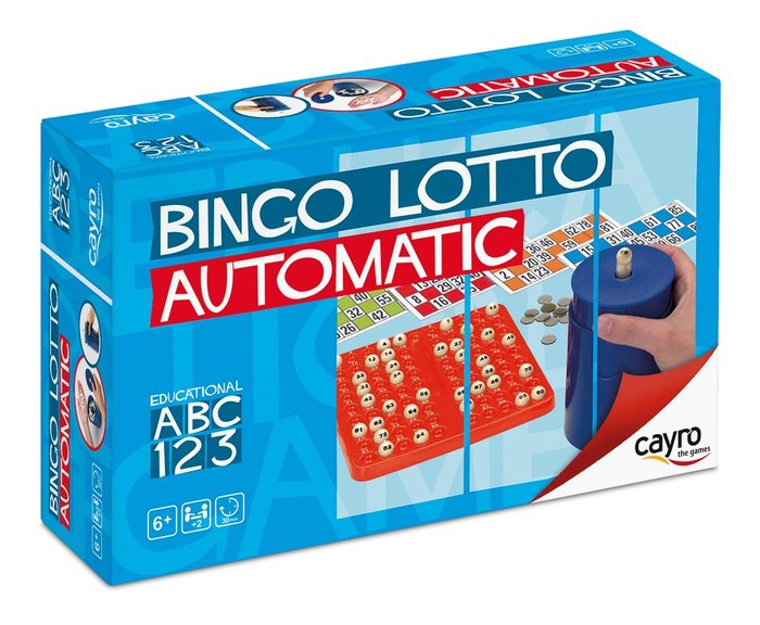 JUEGO DE MESA BINGO AUTOMATICO | JUGUETES CAYRO S,L | 1 UNIDAD | 8422878203017 Imagen principal del producto
