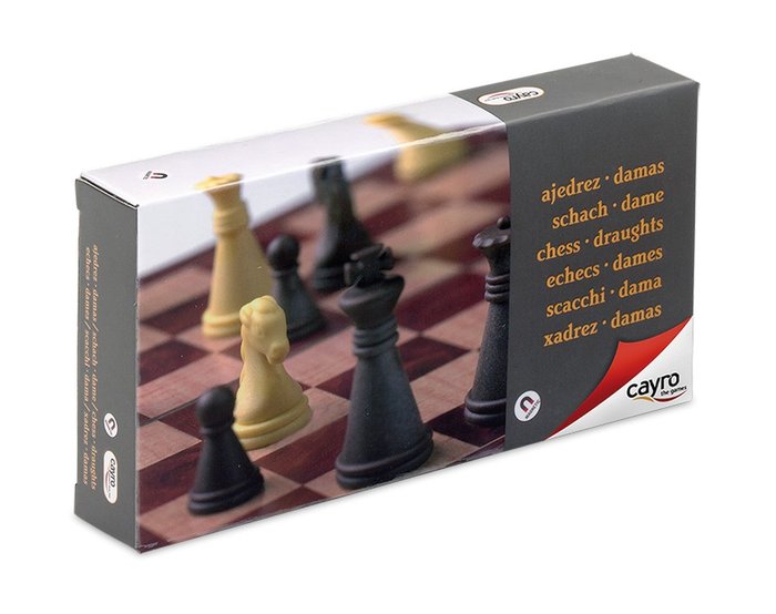 JUEGO DE MESA AJEDREZ DAMAS MAGNETICO PEQUEÑO | JUGUETES CAYRO S,L | 1 UNIDAD | 8422878404506 Imagen principal del producto
