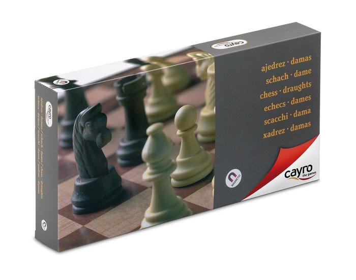 JUEGO DE MESA AJEDREZ DAMAS MAGNETICO GRANDE | JUGUETES CAYRO S,L | 1 UNIDAD | 8422878404551 Imagen principal del producto