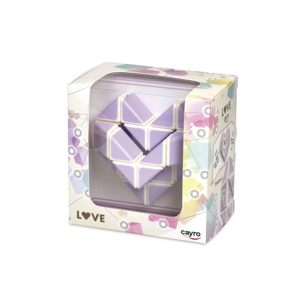 Juego Rompecabezas Love Pink Morado Juguetes Cayro