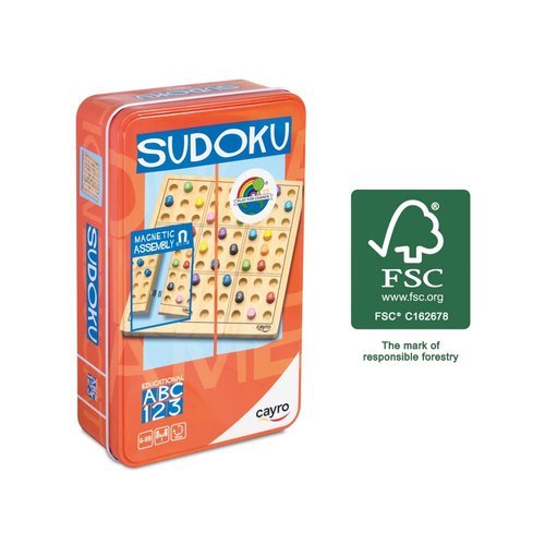 JUEGO DE MESA SUDOKU METAL BOX | JUGUETES CAYRO S,L | 1 UNIDAD | 8422878701100 Imagen principal del producto