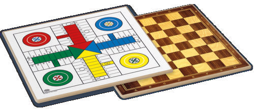 TABLERO PARCHIS AJEDREZ MADERA 33 X 33 CM | JUGUETES CAYRO S,L | 1 UNIDAD | 8422878701247 Imagen principal del producto