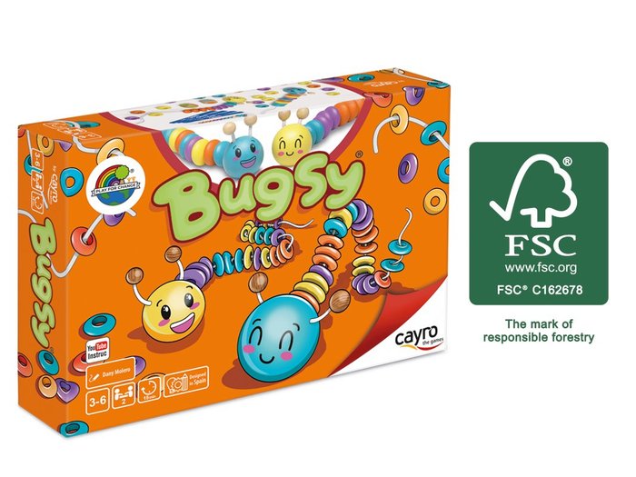 Juego de Mesa Infantil Bugsy Marca Cayro FSC Imagen principal del producto
