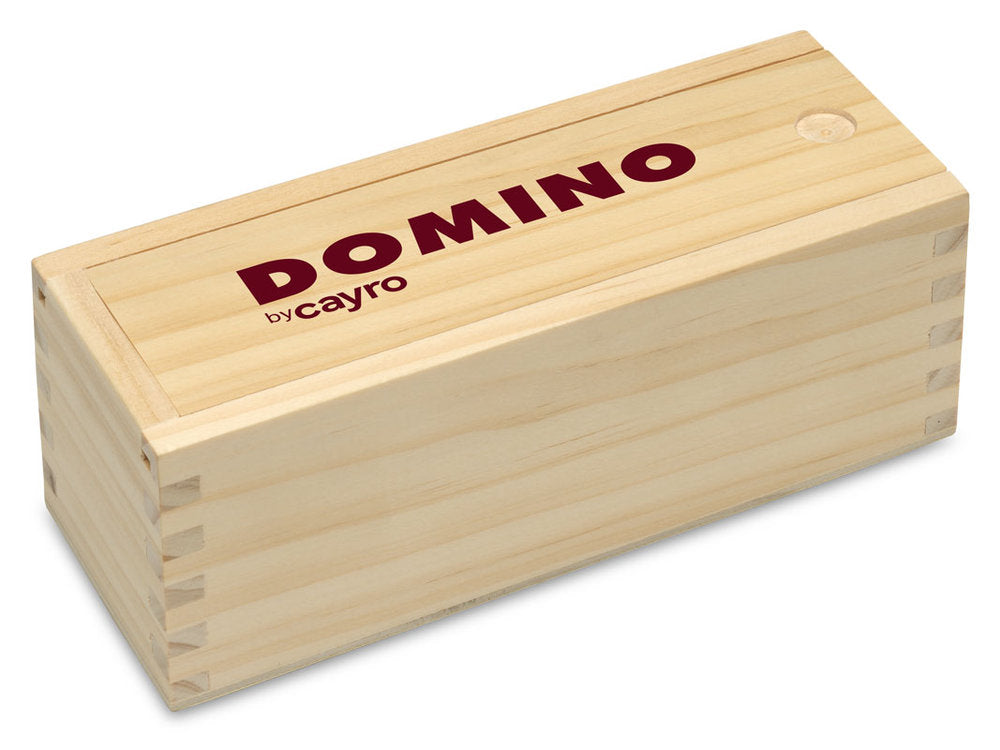 JUEGO DE MESA DOMINO METRACRILATO CAJA MADERA | JUGUETES CAYRO S,L | 1 UNIDAD | 8422878702435 Imagen principal del producto