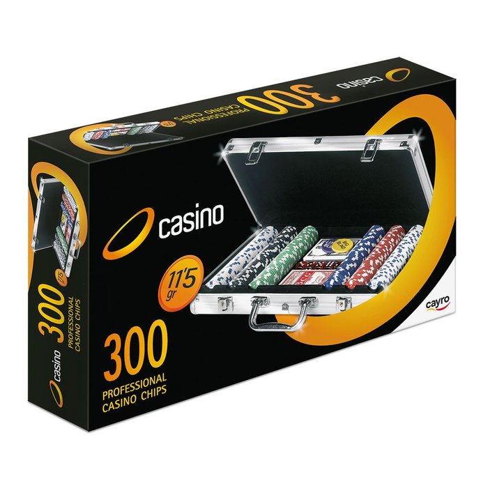 Maletín Fichas 300 Fichas Poker 11,5 g Juguetes Cayro Imagen principal del producto