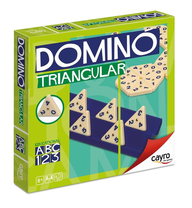 JUEGO DE MESA DOMINO TRIANGULAR | JUGUETES CAYRO S,L | 1 UNIDAD | 8422878707102 Imagen principal del producto