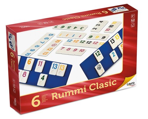 JUEGO DE MESA RUMMICLASIC 6 JUGADORES GRANDE | JUGUETES CAYRO S,L | 1 UNIDAD | 8422878707447 Imagen principal del producto