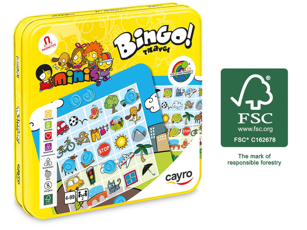 JUEGO DE MESA BINGO TRAVEL | JUGUETES CAYRO S,L | 1 UNIDAD | 8422878707720 Imagen principal del producto